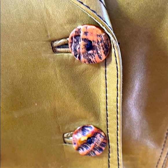 French leather coat size small - Picture 2 of 14